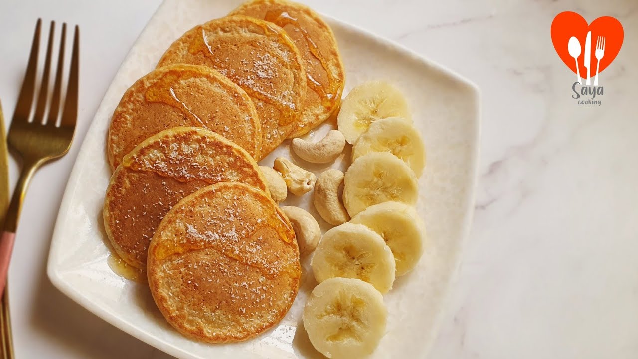 بان كيك بالشوفان بدون موز  ، سهل و لذيذ | Oats Pancakes without Banana
