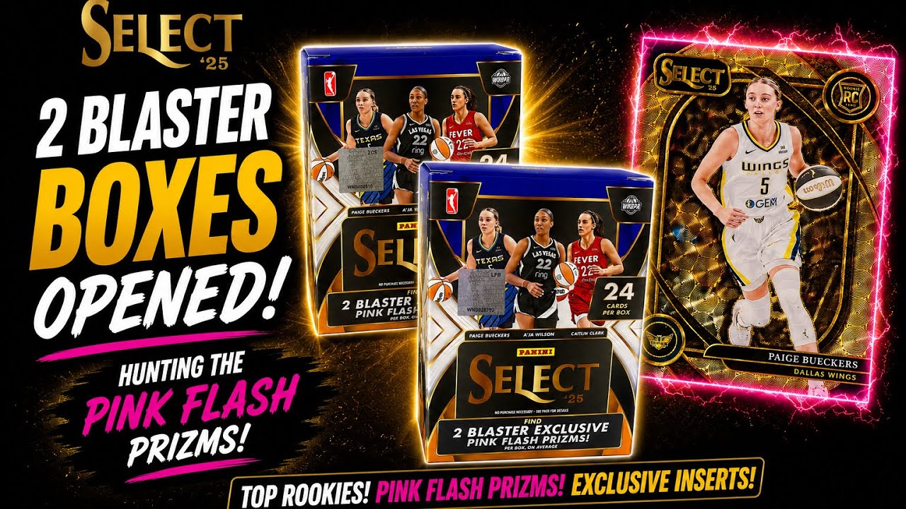 2025 Panini Select WNBA Blaster Boxes! Opening 2 Boxes | Paige Bueckers Rookie Chase! 🏀🔥