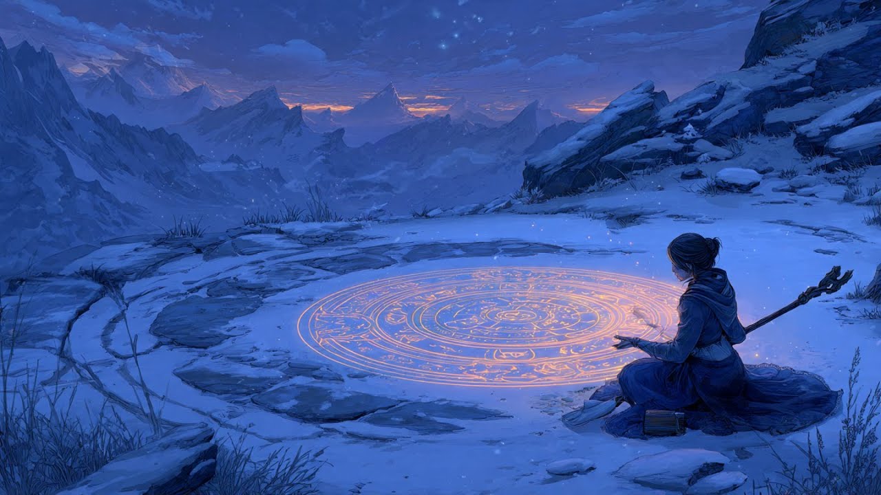 Celtic Fantasy Music – A Mage Meditating Within a Glowing Winter Sigil / Study & Deep Focus Music