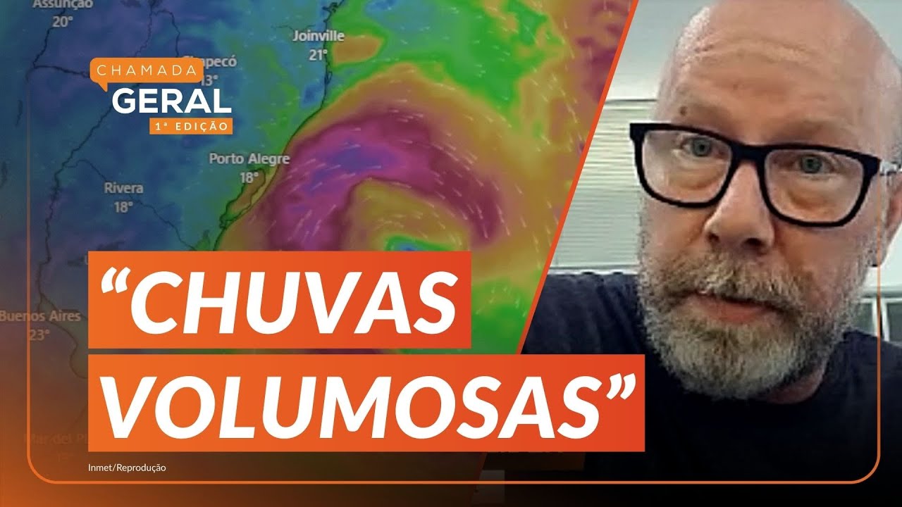 CICLONE EXTRATROPICAL: Inmet alerta que LITORAL do RS pode ser MAIS IMPACTADO | Chamada Geral 1