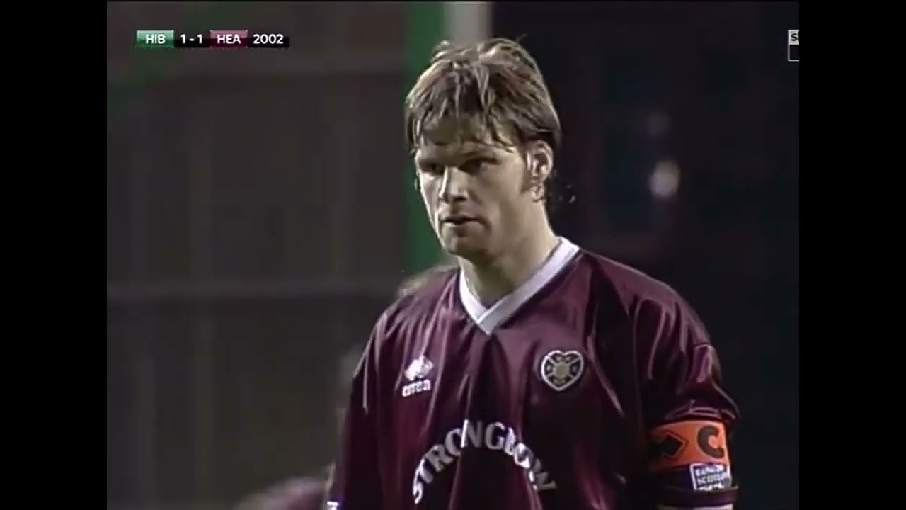 Hearts 2-1 win against Hibs. 16/3/2002.