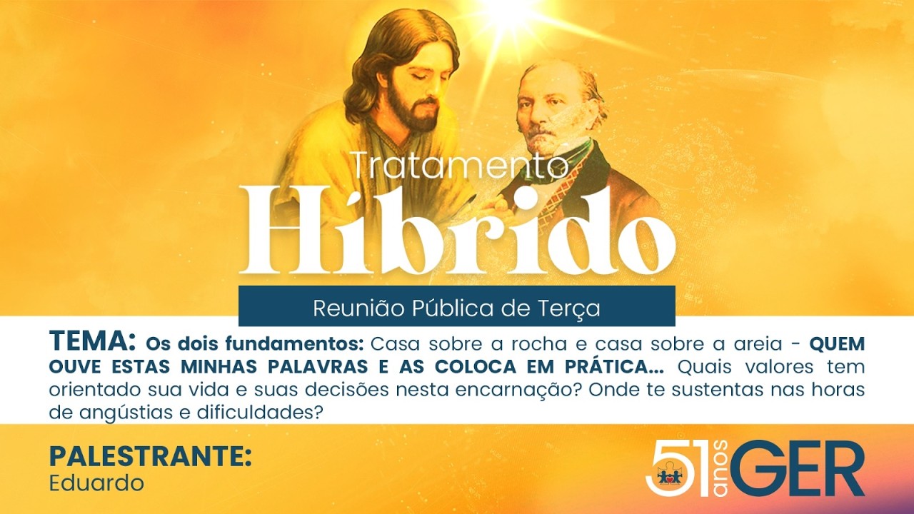 Os dois fundamentos: Casa sobre a rocha e a casa sobre a areia...