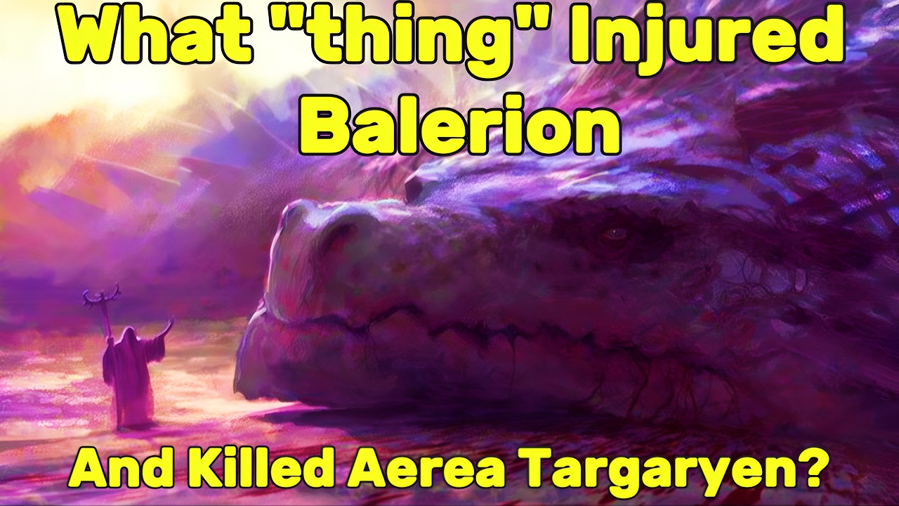 Something Attacked Balerion the Dread (and won).