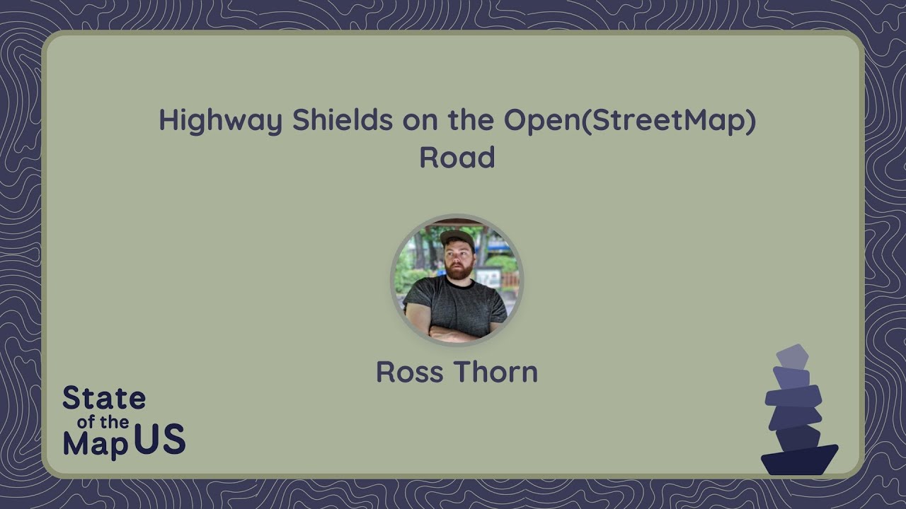 Дорожные знаки на карте Open(StreetMap) Road &ndash; Росс Торн