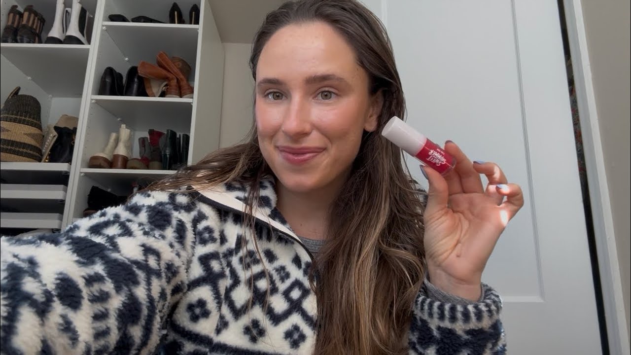 ASMR get ready with me for the day 🧖‍♀️ (whisper ramble + tongue clicking + tapping) 