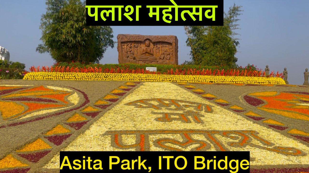 Palash Mahotsav | Tulip Flower Festival at Asita Park ITO | Beautiful Tulip Garden Delhi #tulip