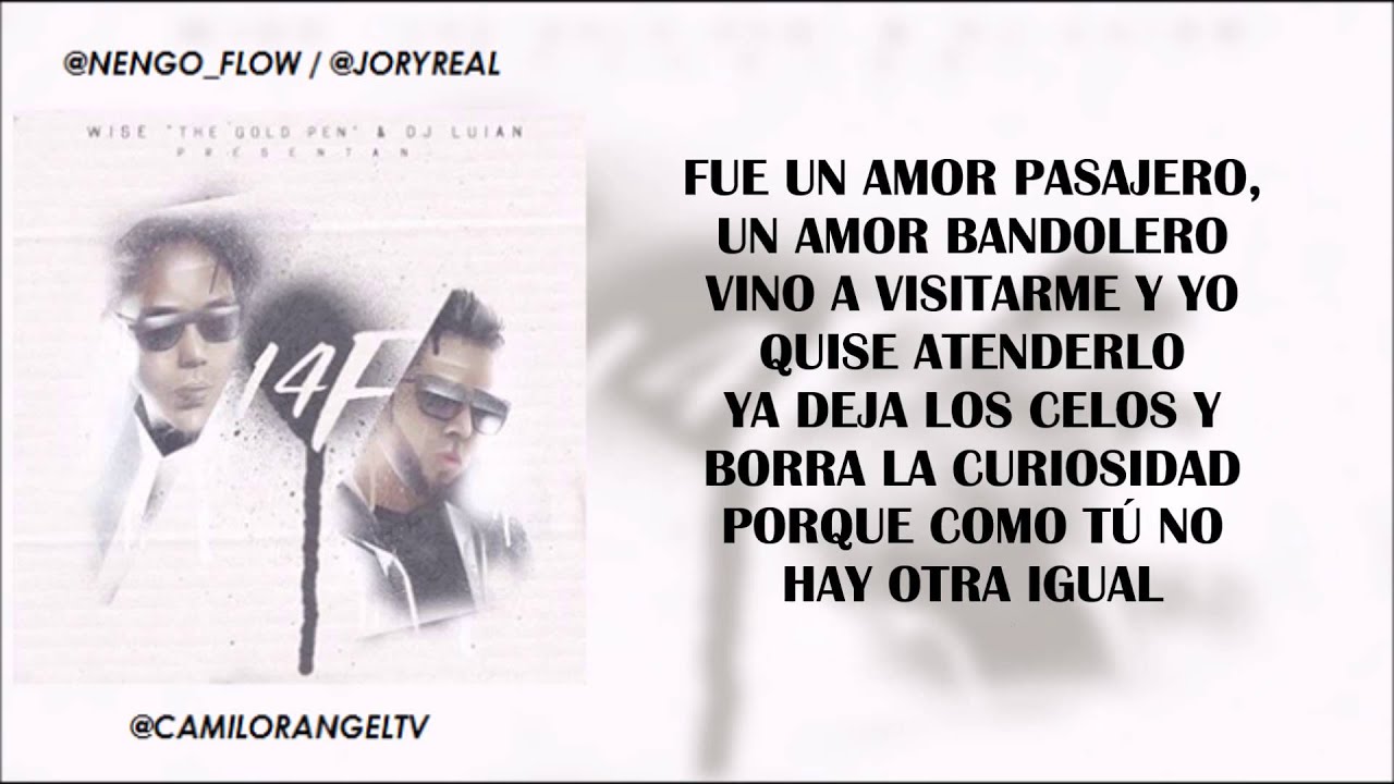 PERIODICO DE AYER #14F (LETRA) - &Ntilde;ENGO FLOW FT JORY