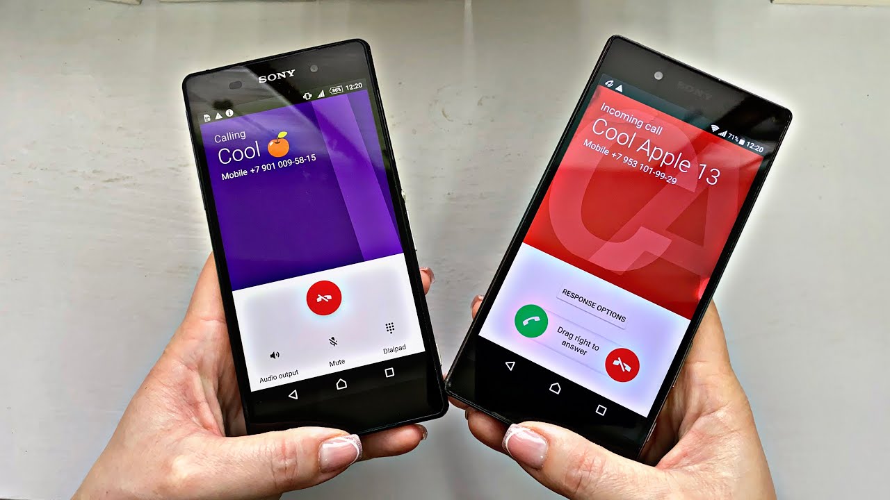 Sony Xperia Z2 vs Z5 / Incoming & outgoing calls