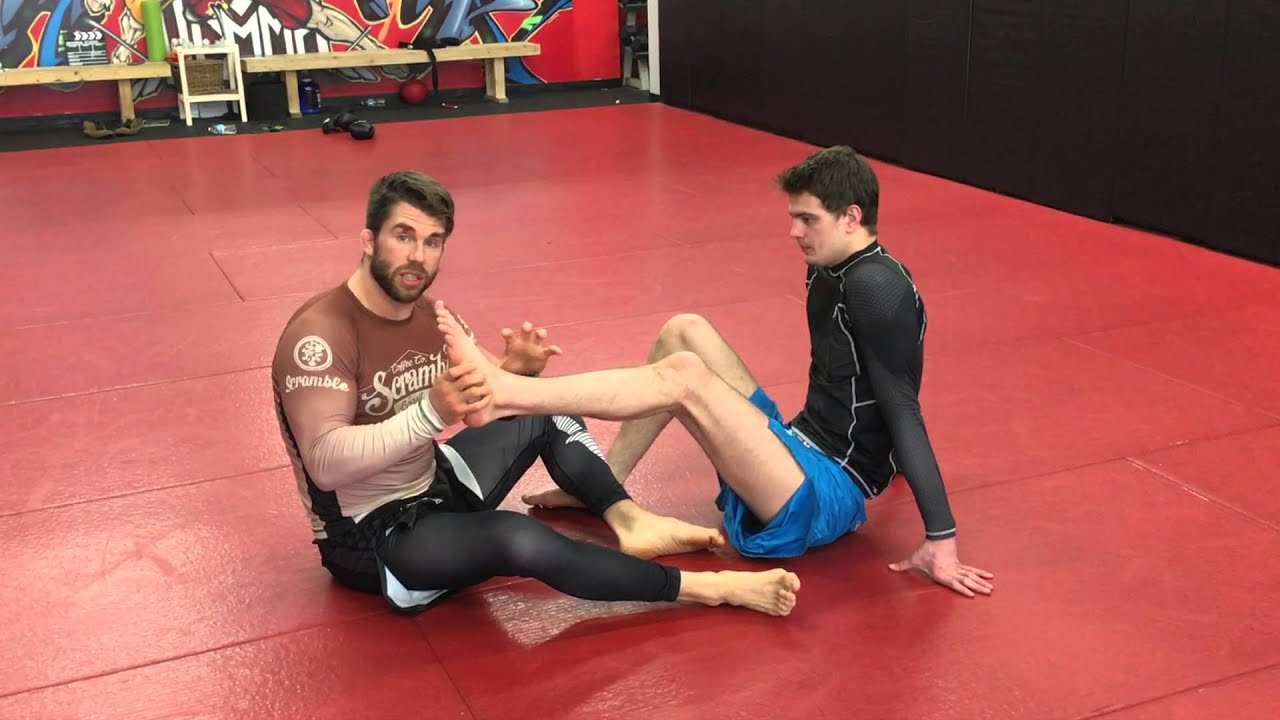 Straight Ankle Lock And Counter Against Common Escape