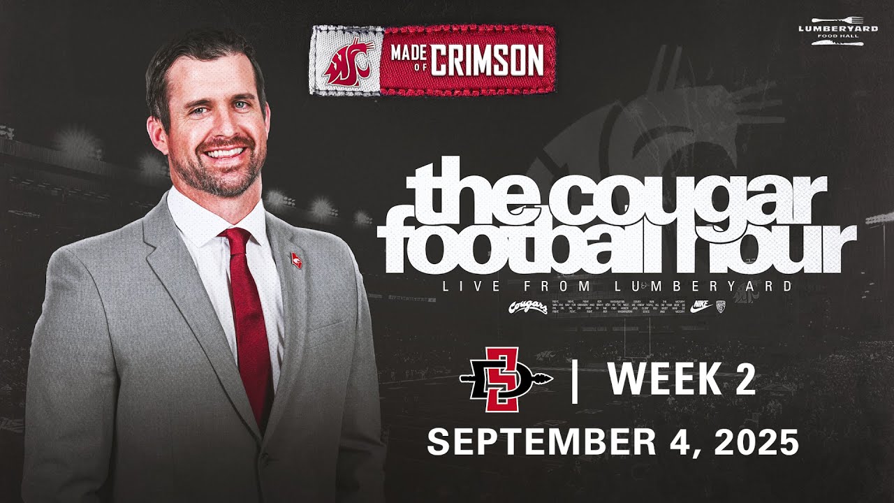 WSU Football: The Cougar Football Hour with Jimmy Rogers | San Diego State Week | 9/4/25