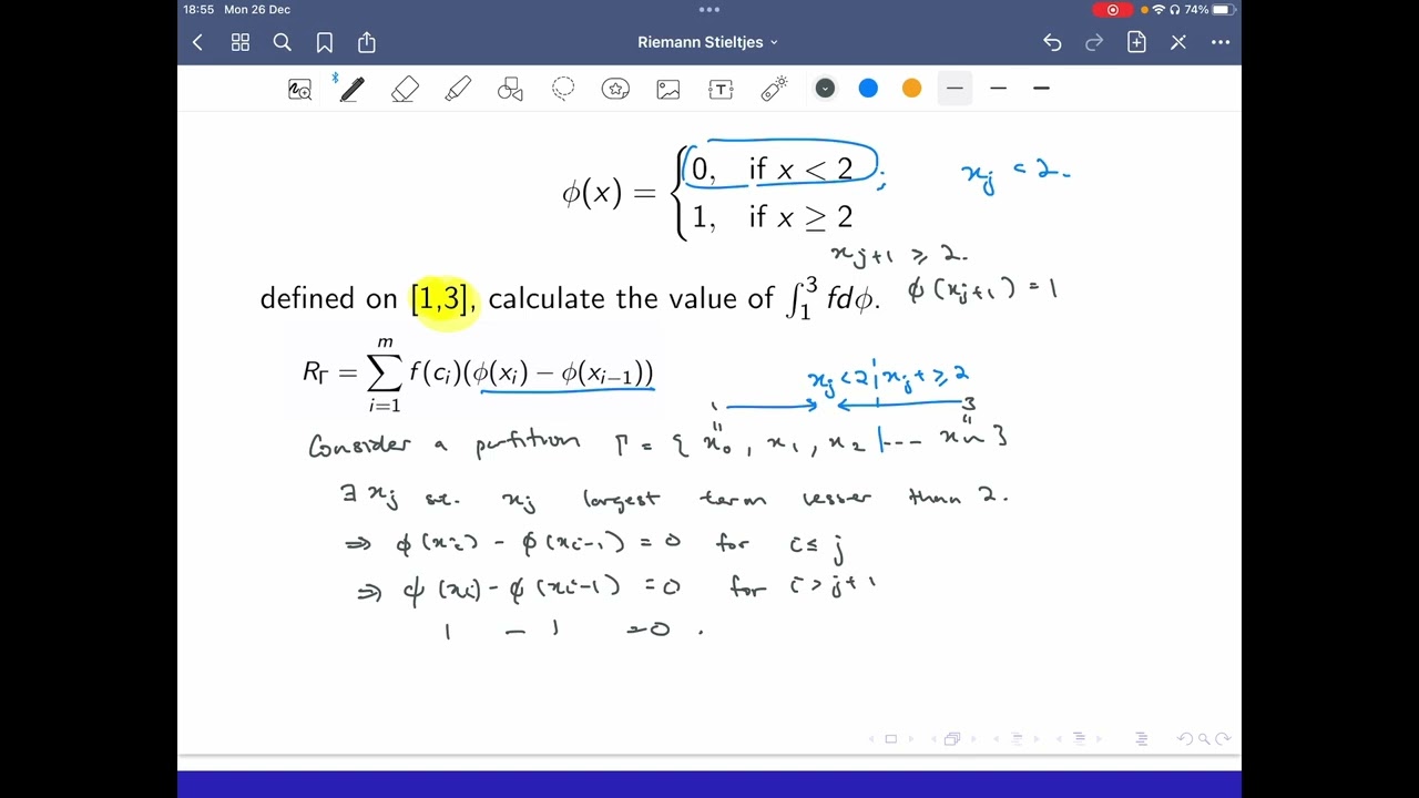 Real Analysis - Riemann Stieltjes Integral