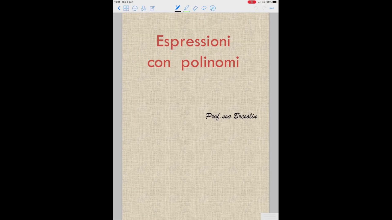 esercizi polinomi