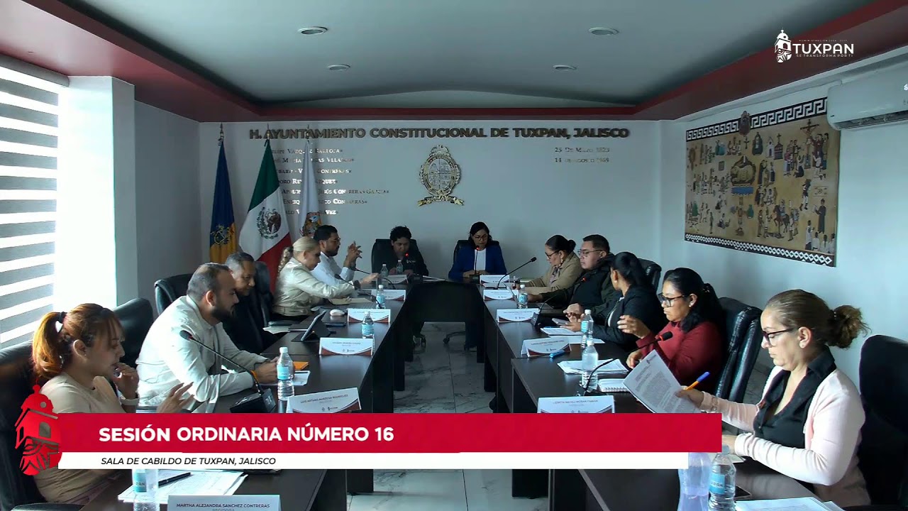 Sesión Pública Ordinaria de Ayuntamiento No. 16