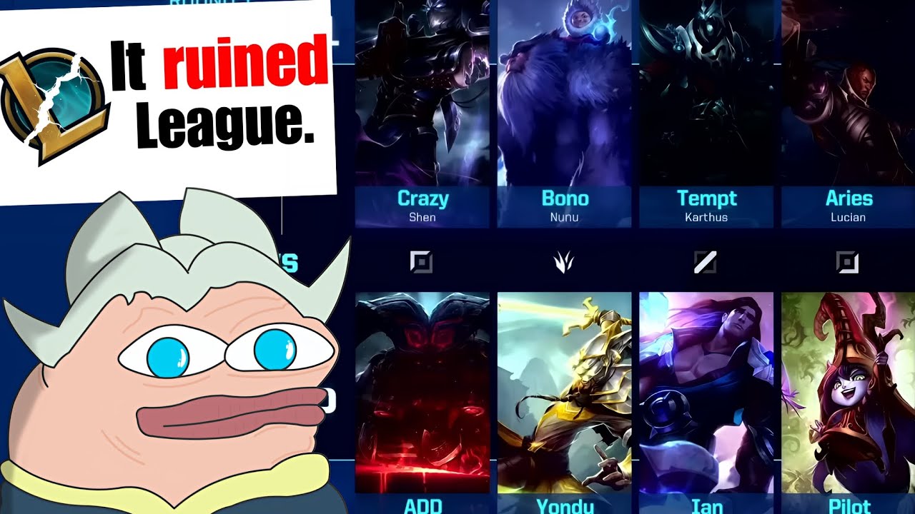 DRUTUTT REACTS TO THE TOXIC META THAT BROKE LEAGUE OF LEGENDS