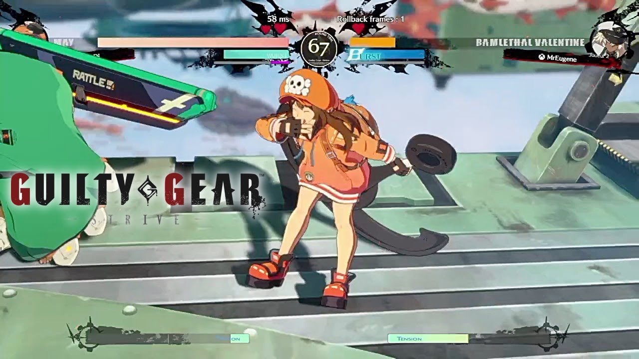 Guilty Gear Strive. May vs Ram. Part 1