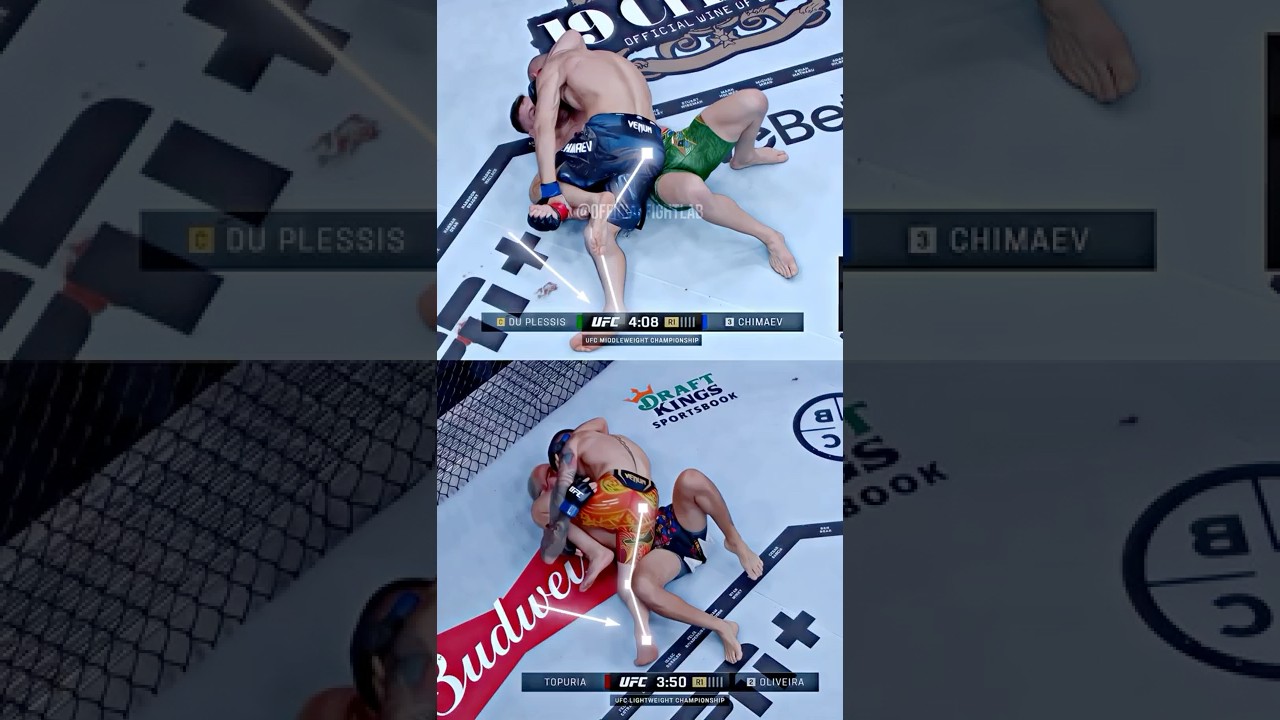 How Oliveira ESCAPED The Crucifix 🦁 |  Technique Breakdown  #breakdown #ufc