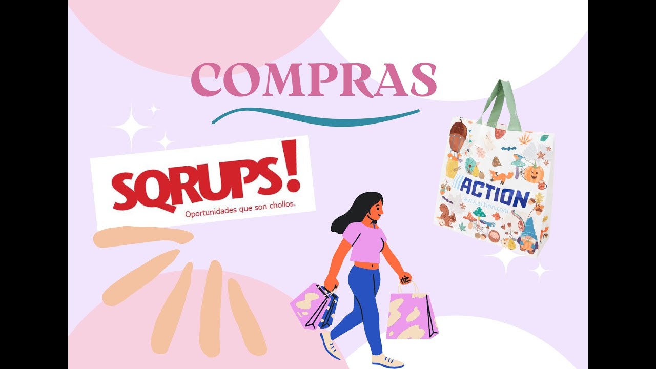 🛍🛍Compras en la tienda SQRUPS y en ACTION🛍🛍💖✨😀