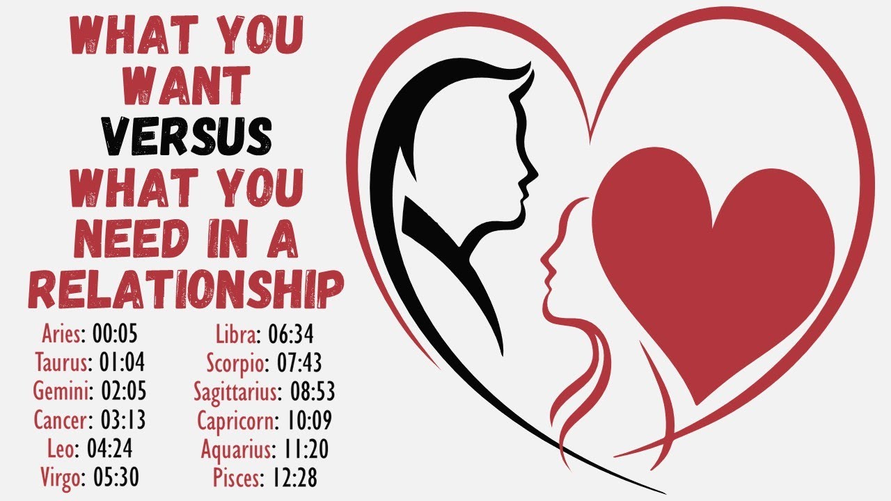 What You Want Versus What You Need In A Relationship