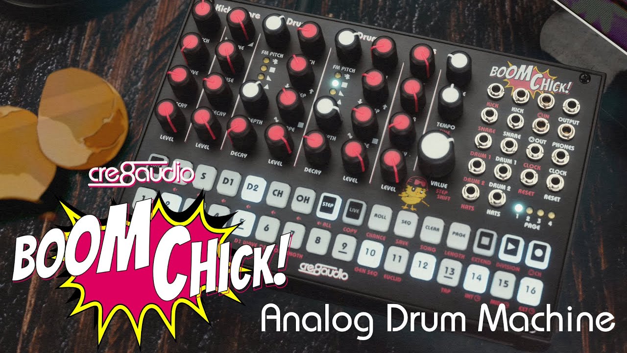 Introducing Boom Chick Analog Drum Machine