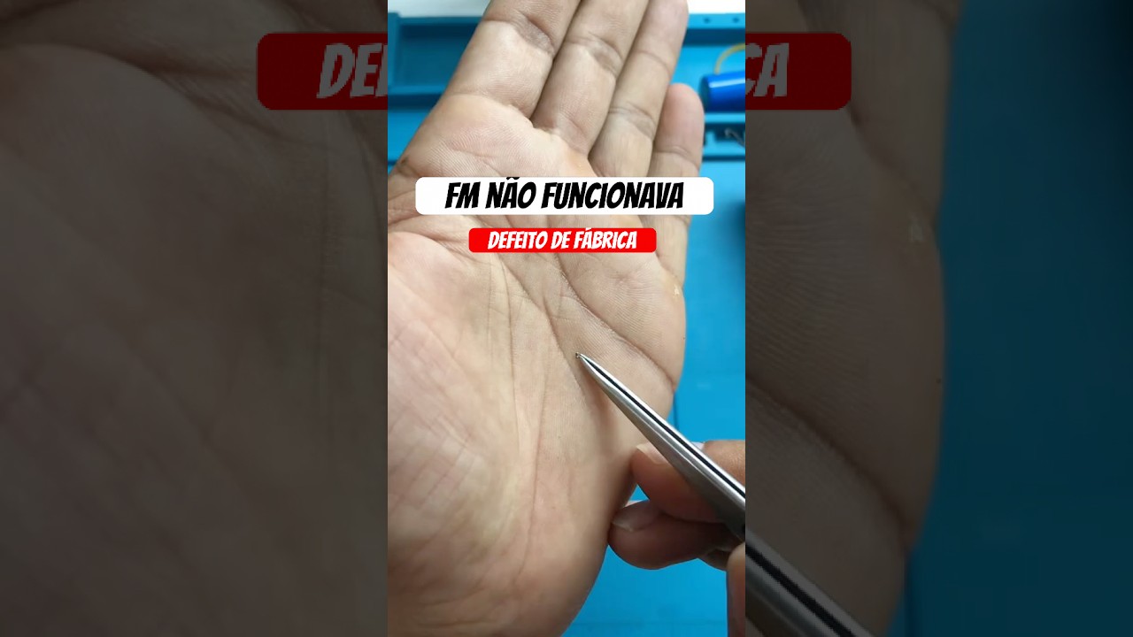Esse rádio veio com defeito de fábrica 