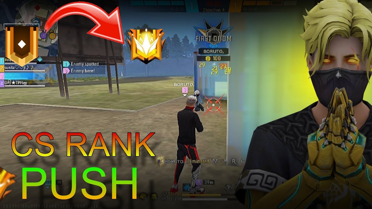 🔥 Free Fire CS Rank Push | Heroic Tak Ka Safar 💪 Full Gameplay