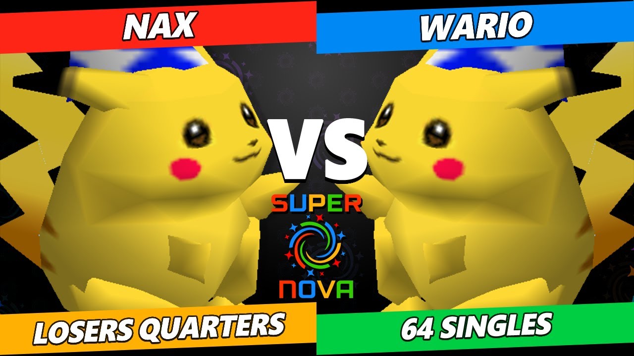 Supernova 2024 Losers Quarters - Nax (Pikachu) Vs. Wario (Pikachu) Smash 64 - SSB64