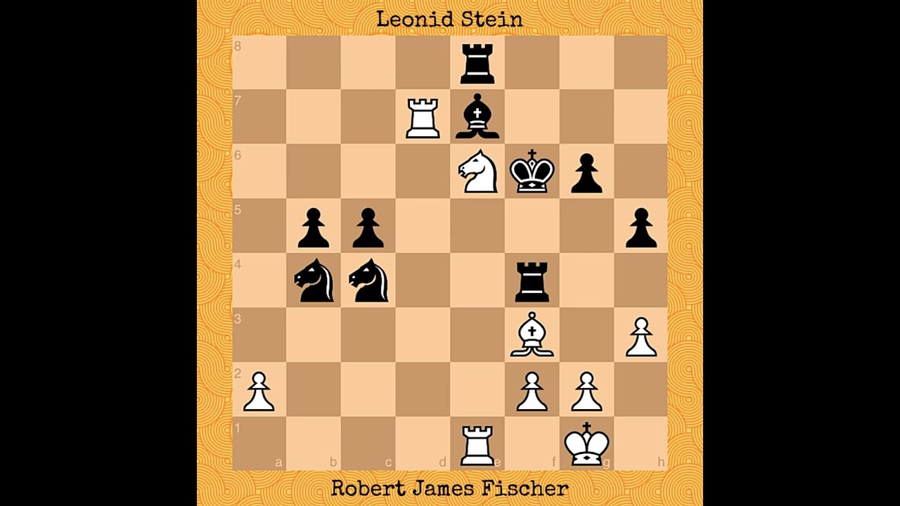 Robert James Fischer vs Leonid Stein, 1967 #chess #chessgame