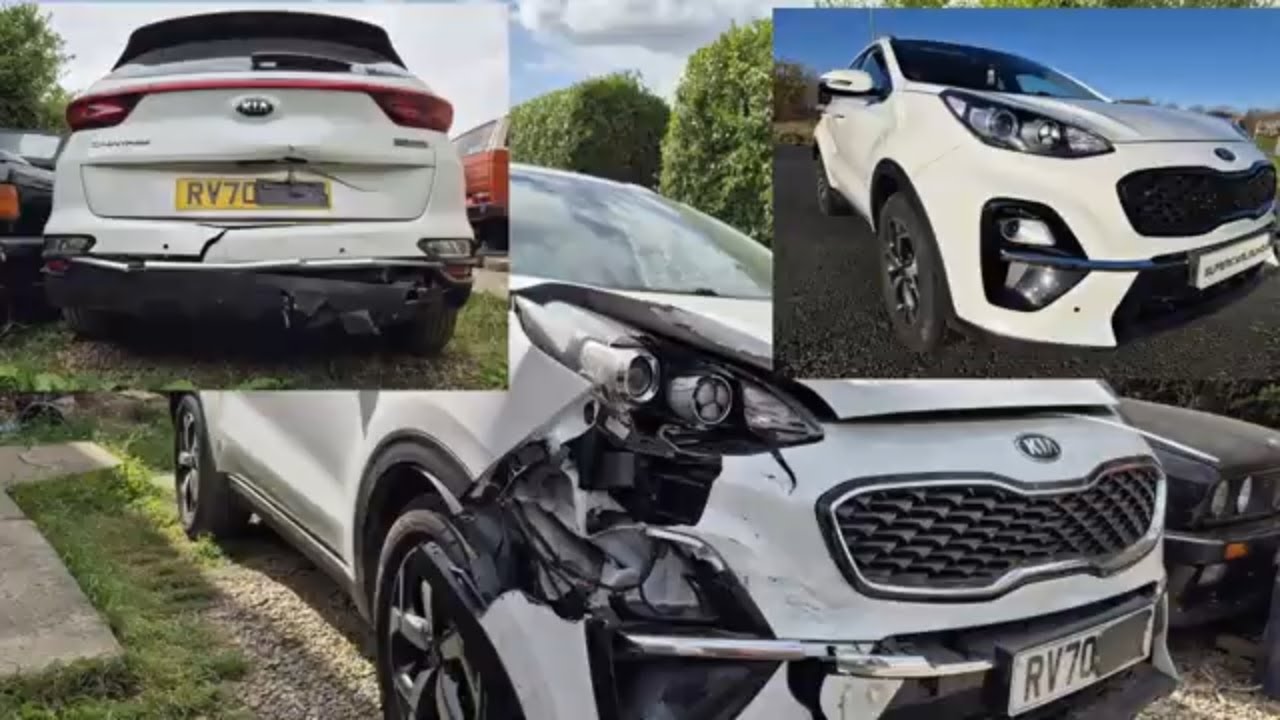Naprawa samochodu uszkodzonego w wypadku | odbudowa Kia Sportage | pełna naprawa!