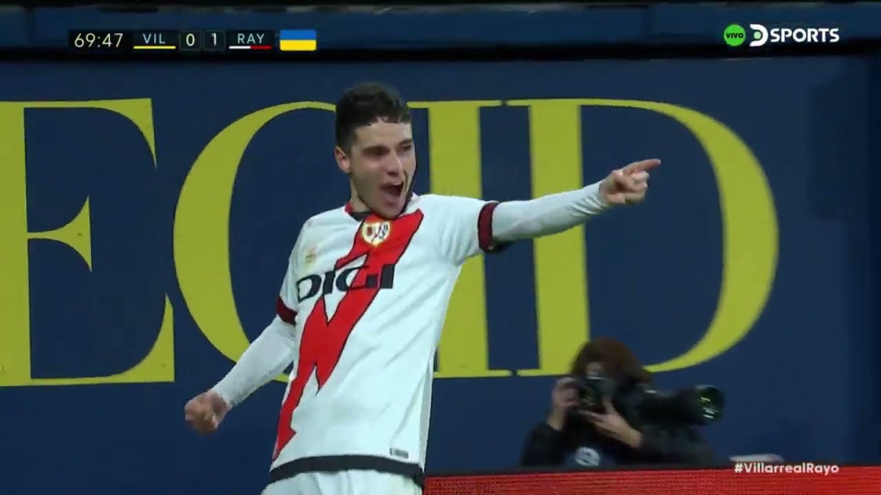 Gol de Sergio Camello | Villareal 0-1 Rayo Vallecano | LaLiga Santander