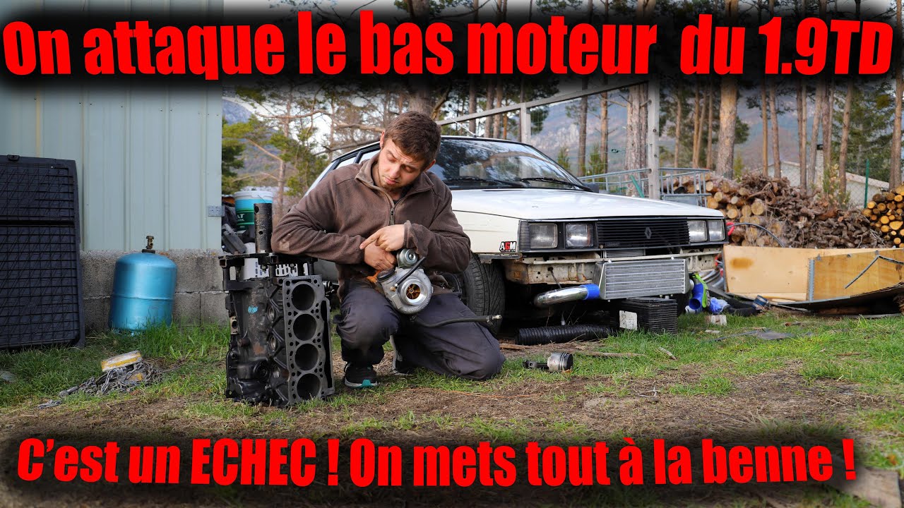 La préparation Renault 11 turbo D est un ECHEC ! On jette tout et on recommence tout à 0 !
