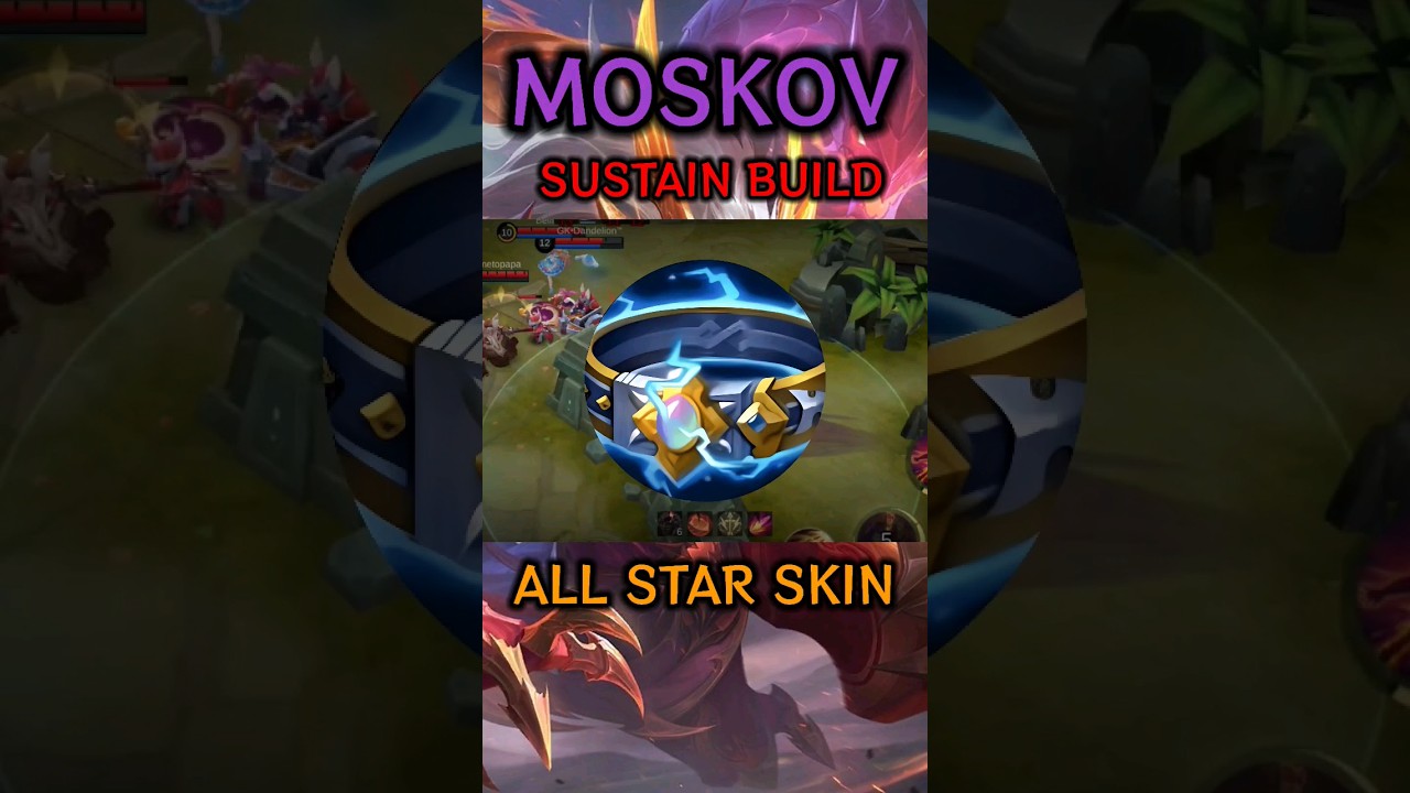 MOSKOV TANK IS MONSTER!! 😱 #mlbb #mobilelegends #moskov #mlbballstar