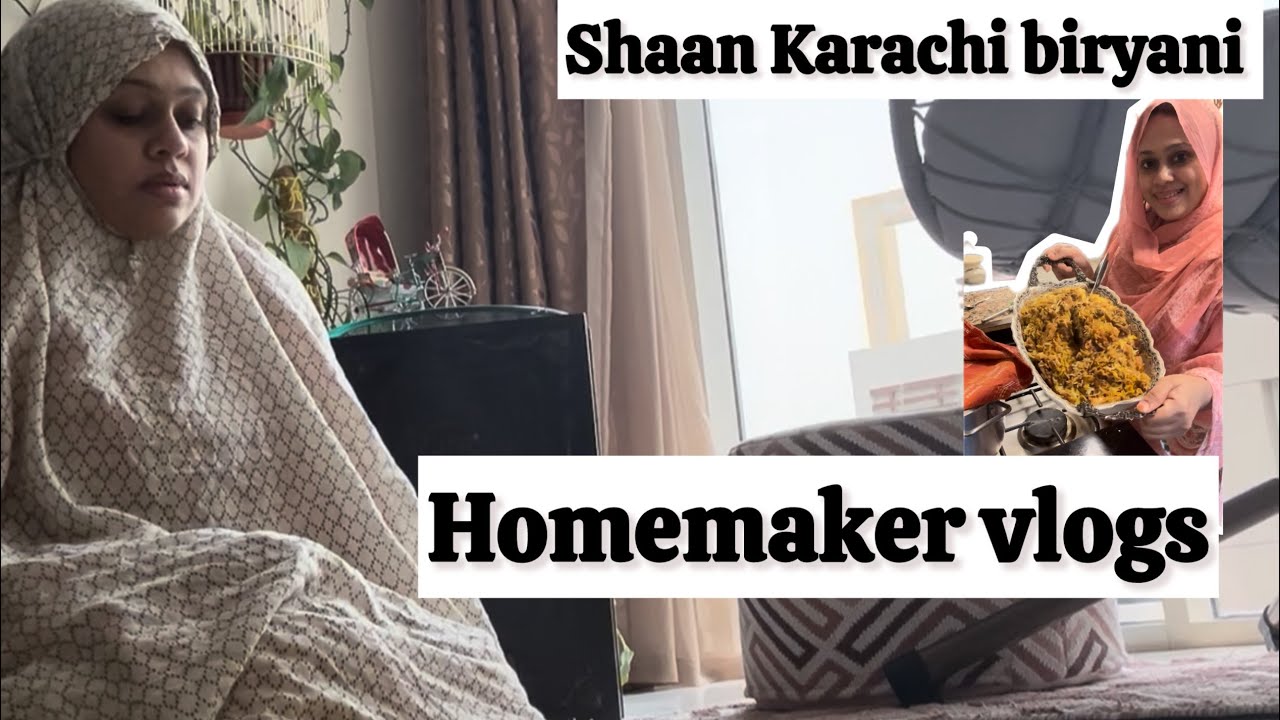 Aaj banaya hai Shaan ki karachi biryani lunch mein in Nazo’s kitchen 