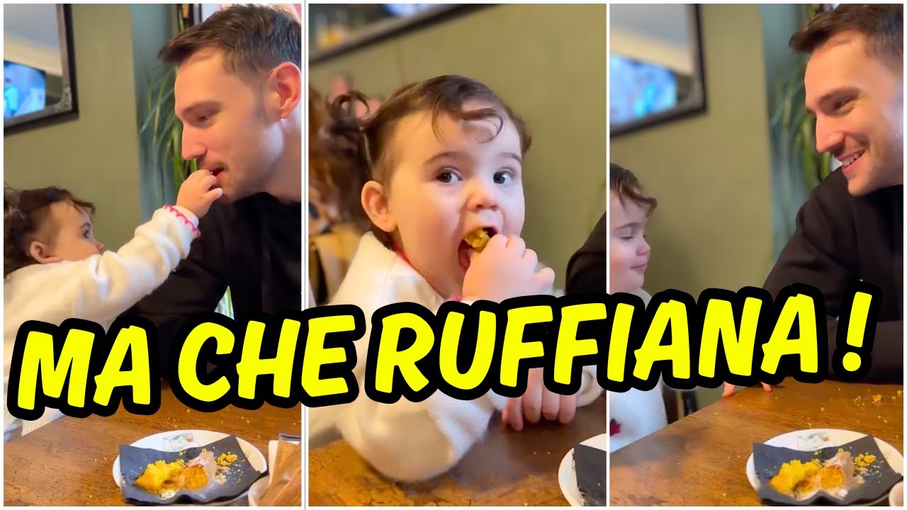 Camilla condivide la merenda con papà ... ma con mamma no! 👀