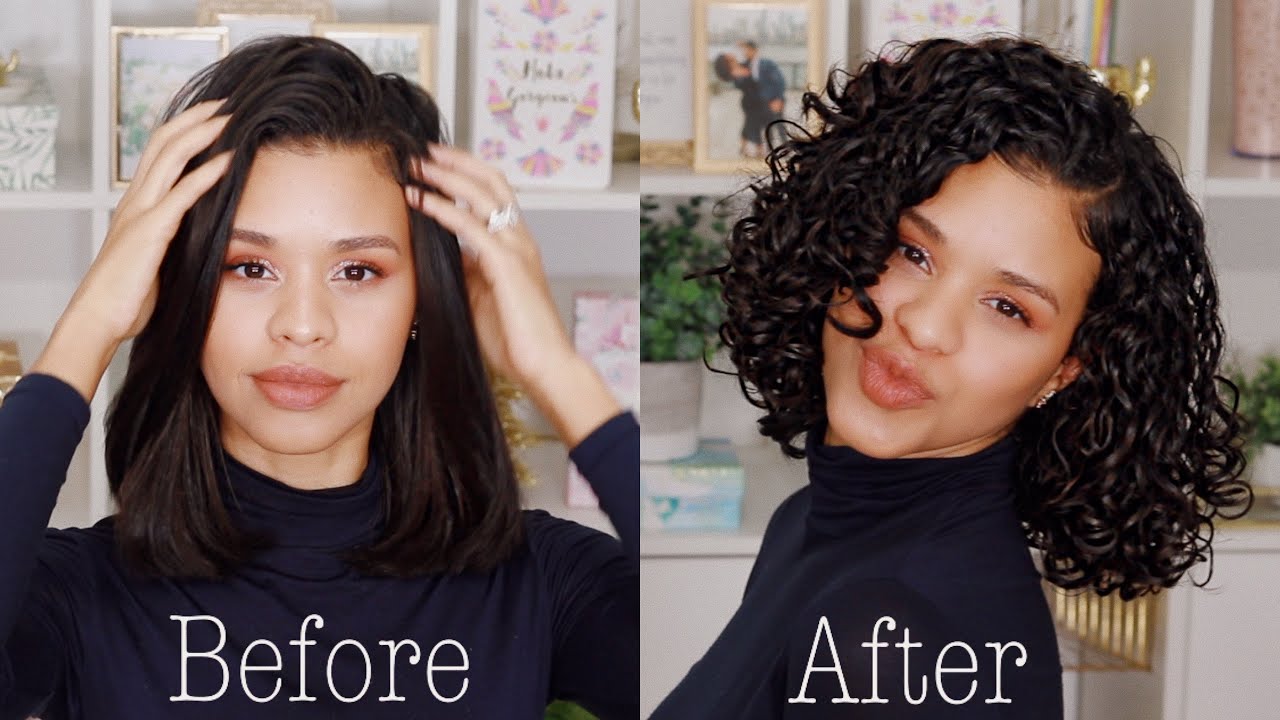 ULTIMATE STRAIGHT TO CURLY HAIR TRANSFORMATION!! | INTENSE TREATMENT, DEEP CONDITIONING & STYLING!