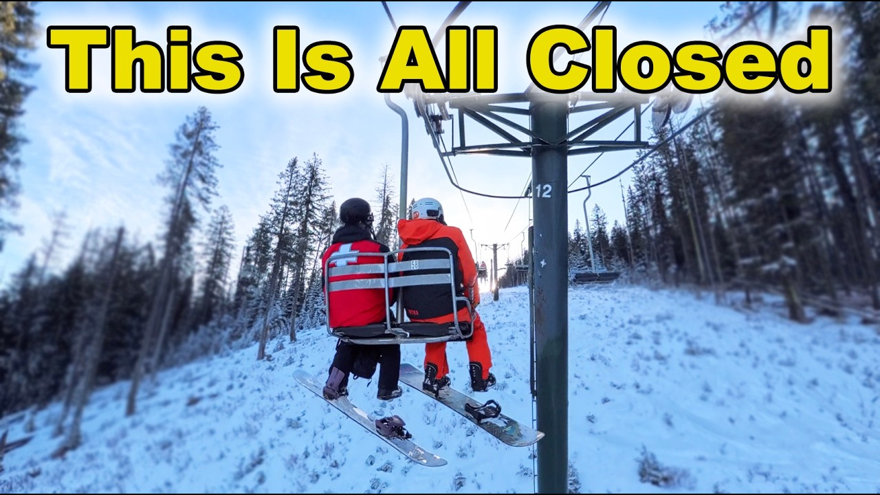 Snowboarding Mount Spokane With Ski Patrol