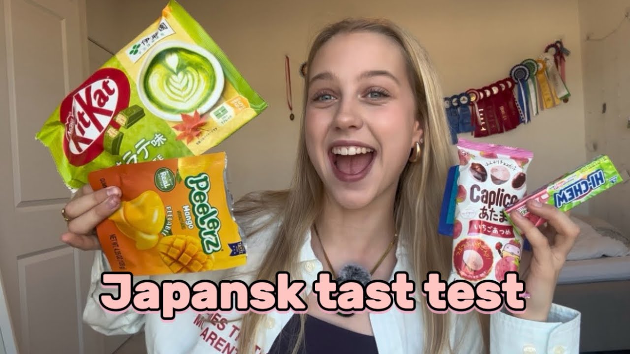 TESTER mærkeligt JAPANSK slik 🇯🇵