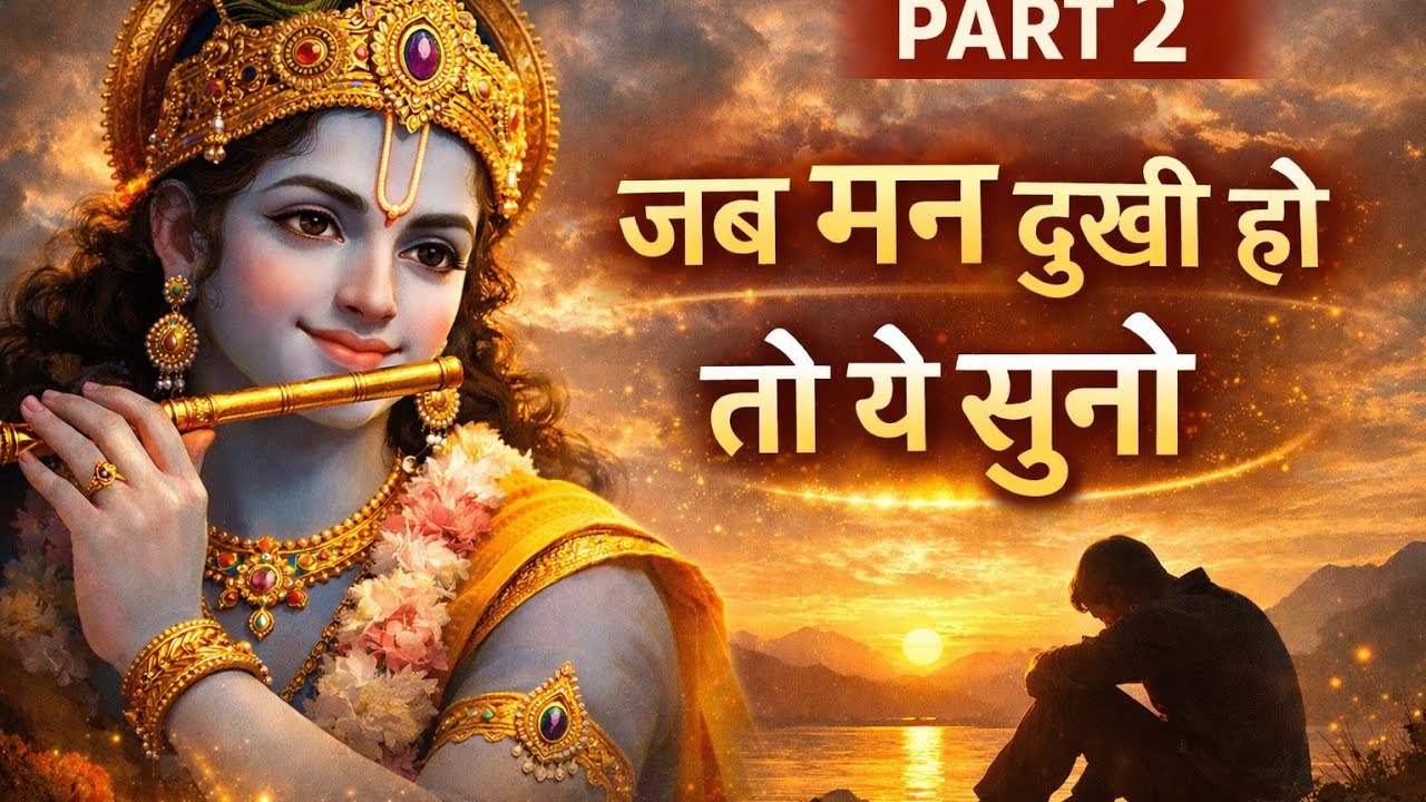 जब मन दुखी हो तो गीता की ये बात सुनो part 2|Shree Krishna Motivation Speech | Geeta Saar | #krishna 
