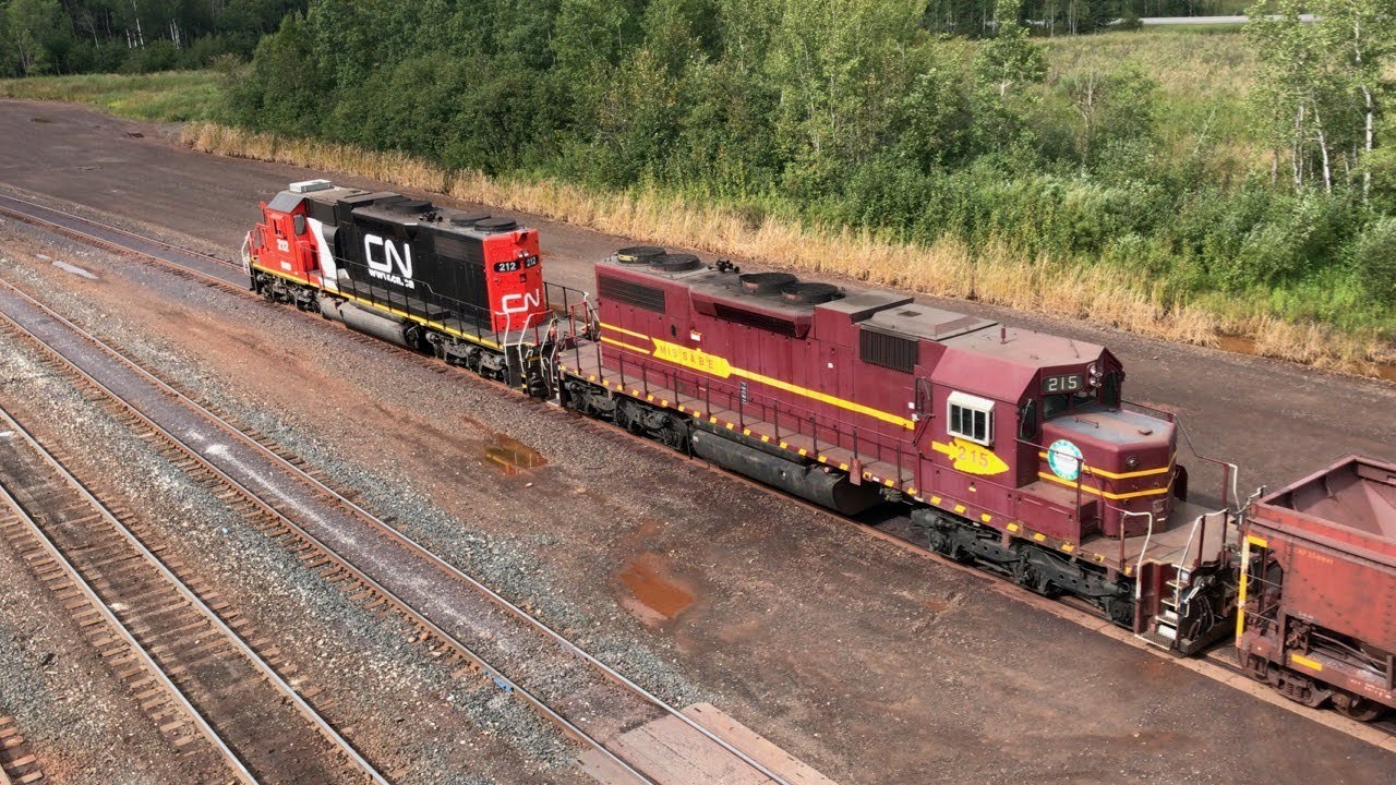 Railfanning CN on the Ex Duluth Missabe & Iron Range 8/31/18 to 9/2/18