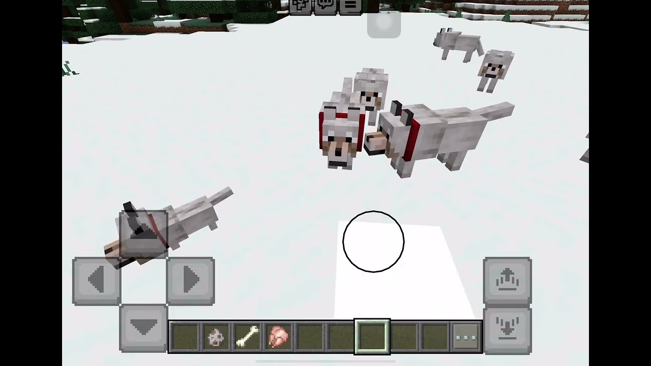 Wolf Variants with Original Wolf Sounds in Minecraft PE