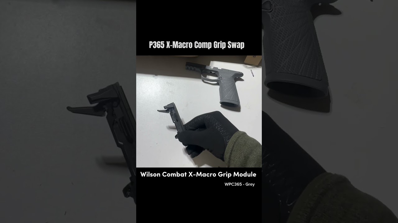 Sig Sauer 365 X-Macro Comp - Wilson Combat Grip Module, Grey