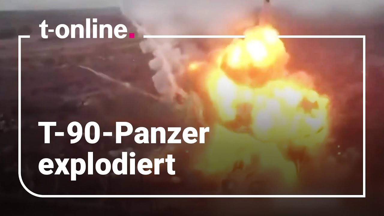Ukraine-Krieg: Kiew zerst&ouml;rt russischen T-90-Panzer