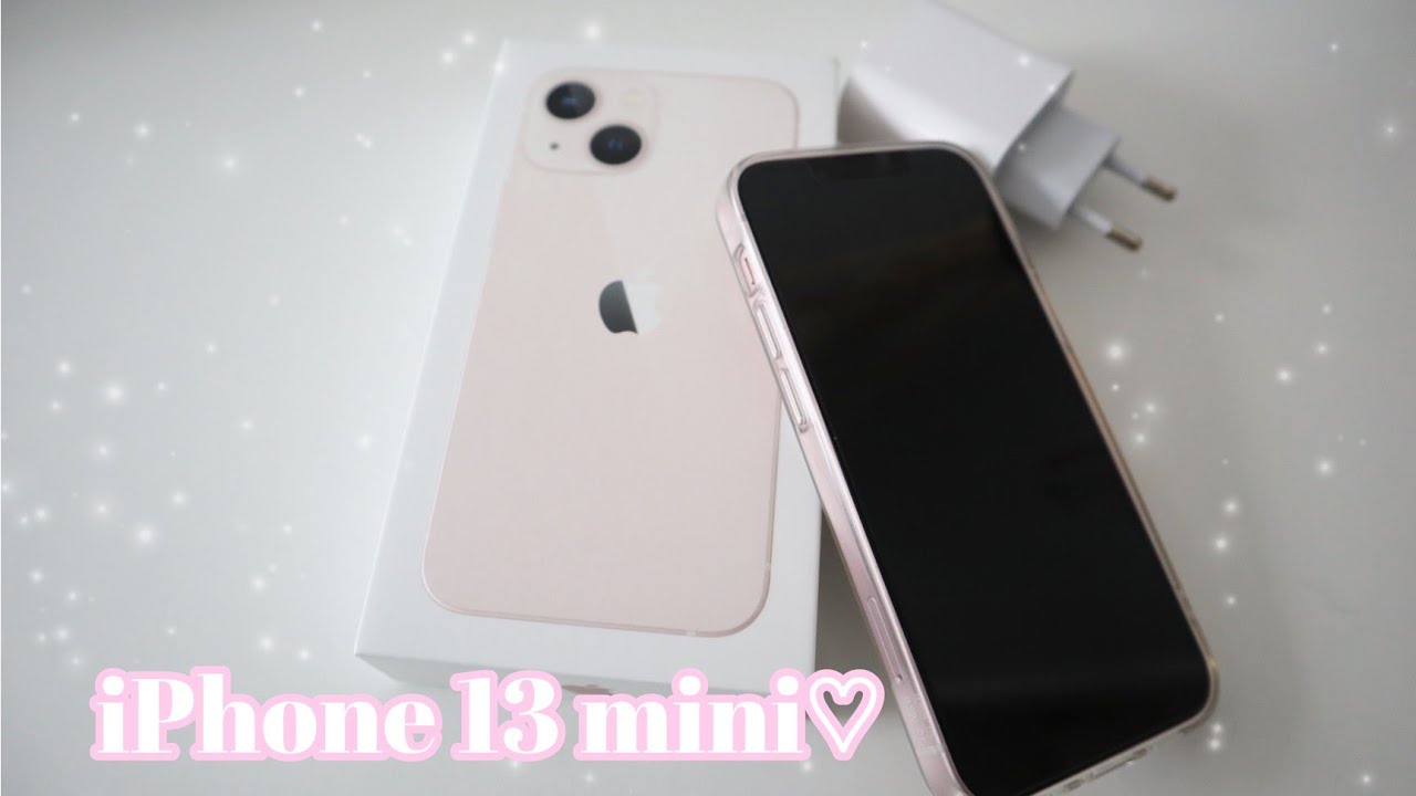 IPHONE 13 MINI (Pink💗)  UNBOXING + ACSESORRIES