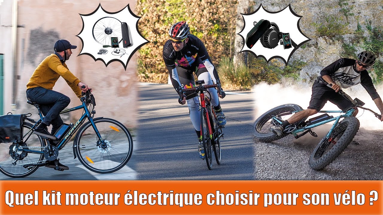 Quel kit moteur électrique choisir pour électrifier son vélo. Idées reçues et Comment ça marche ?