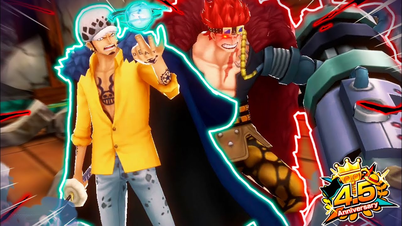 MELHOR DUPLA! JOGUEI COM OS NOVOS KID E LAW EX QUASE NÍVEL MÁXIMO NO MELHOR JOGO ONLINE DE ONE PIECE