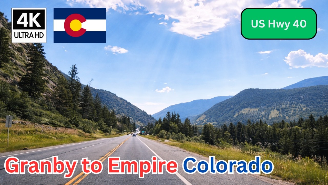 Driving from Granby to Empire, Colorado ⛰️🚗 | Scenic Rocky Mountain Highway Drive