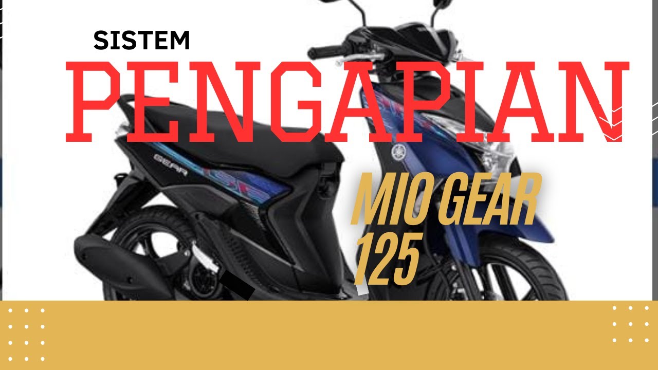MIO GEAR 125, WIRING DIAGRAM SISTEM PENGAPIAN.