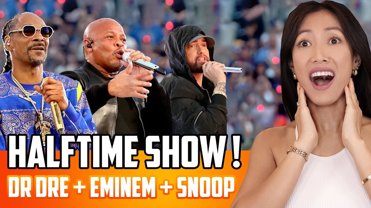 Dr Dre + Snoop Dogg + Eminem: Super Bowl Halftime Show W/ Mary J Blige, Kendrick, 50 Cents Reaction
