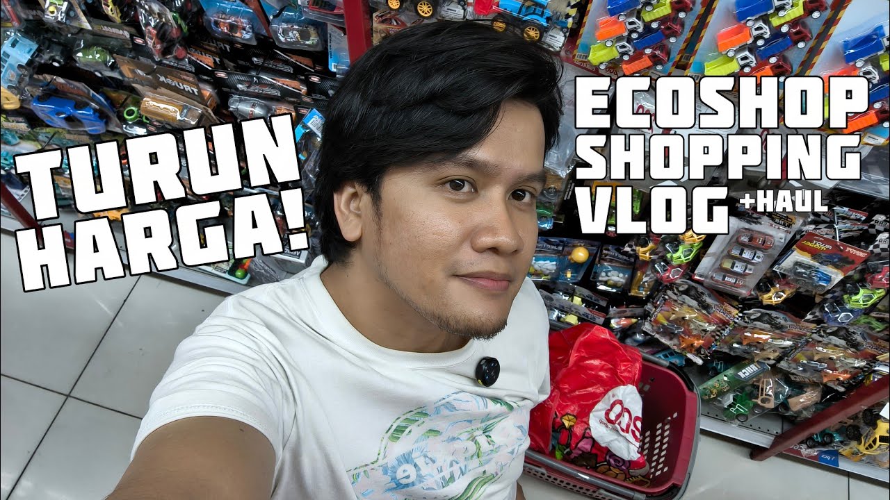 ECOSHOP DESA MENTARI SHOPPING VLOG | PROJECT DIY GIFT WRAPPING 🎁 | ECOSHOP DAH TURUN HARGA