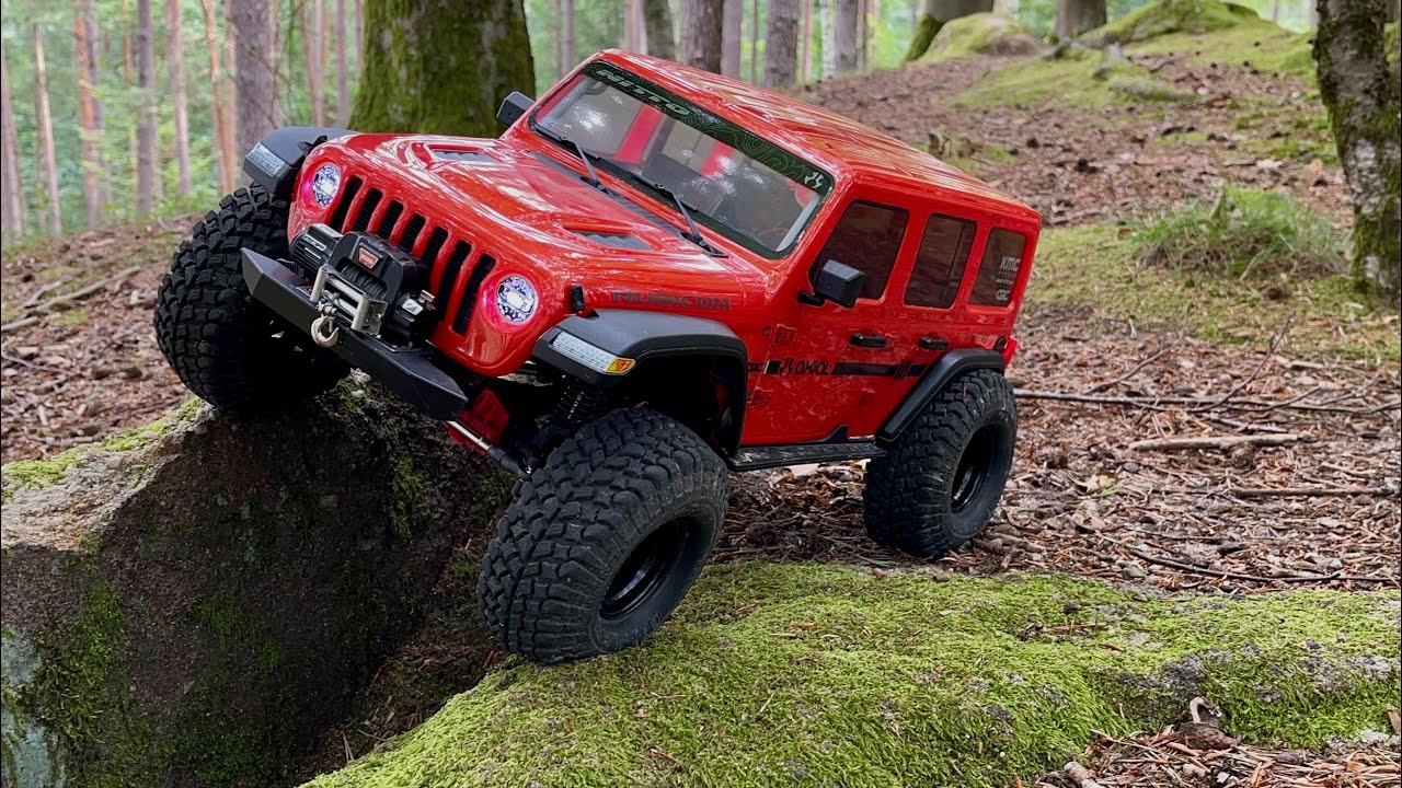 Axial SCX10 III Jeep Wrangler Rubicon JLU - scale trail & rock crawl