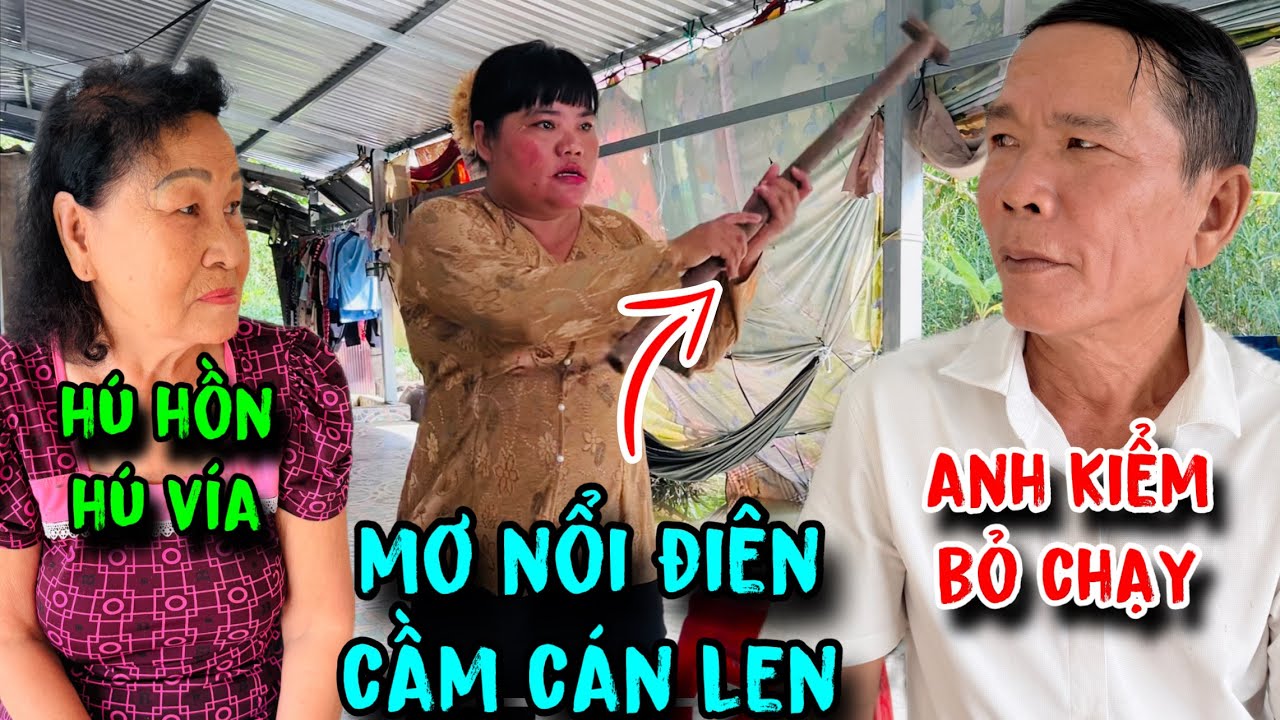 quá căng mơ nổi điên cầm cán len định dập anh kiểm bỏ chạy #tuấnlaivung #mơkhờ 